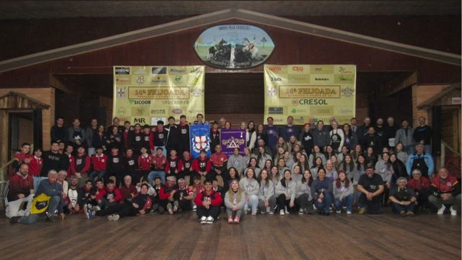 A Feijoada j� se tornou tradicional em Conc�rdia. Foto: Filhas de J� e DeMolay