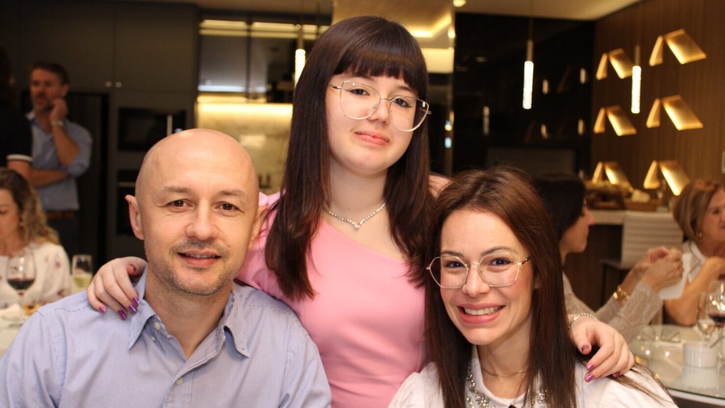 Gabriel Testa, Juli� e Fernanda Jasper Testa. Foto:  Lu�s Longhini 