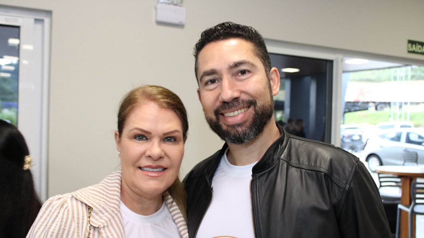 Rejane e Roberto: um casal admirado, sempre presente e prestigiando os grandes momentos de Conc�rdia. - Foto: Lu�s Longhini.