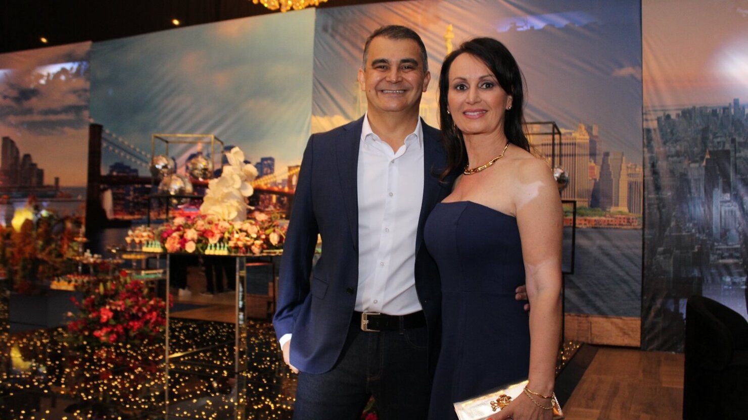 Maristela e Jamir formam um casal que inspira pela simpatia, competncia e generosidade. - Foto: Lus Longhini