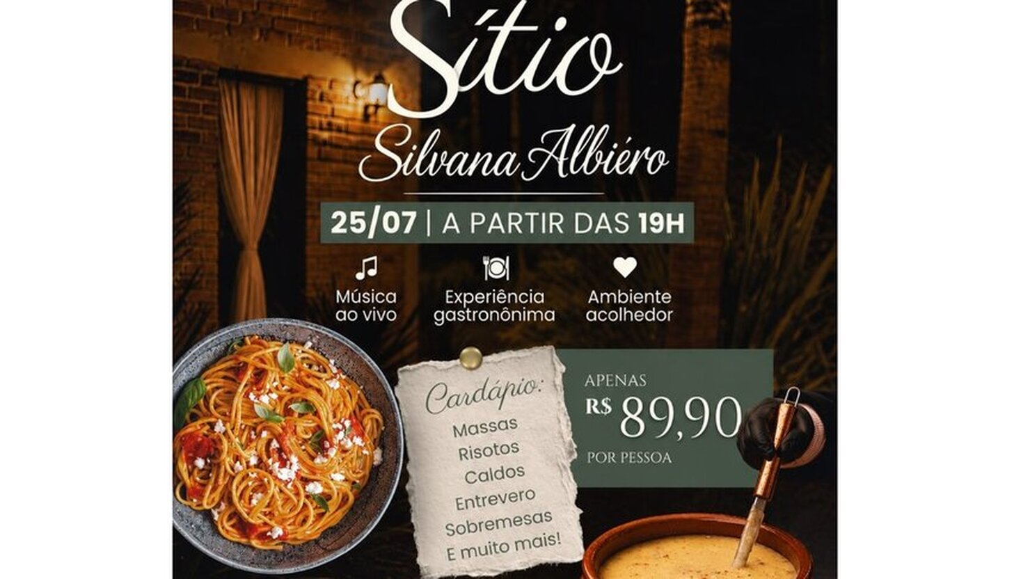 Uma gastronomia maravilhosa. Foto: divulga��o.
