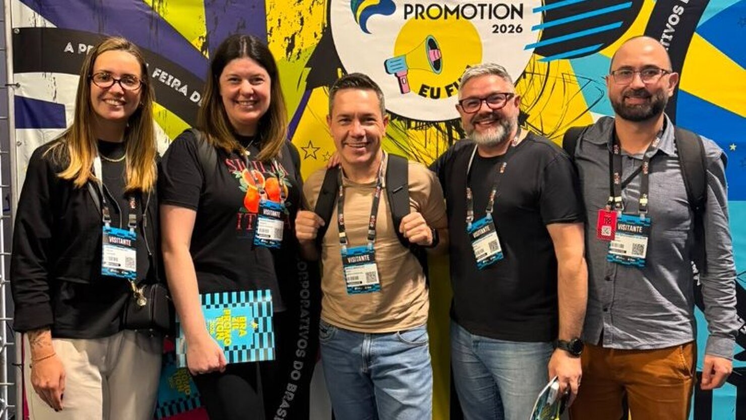 Marketing do Grupo Passarela marcou presen�a na Brazil Promotion 2026, em S�o Paulo!. - Foto: Grupo Passarela