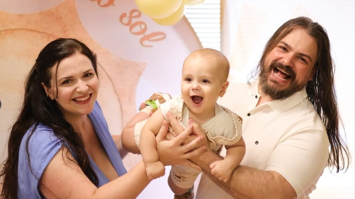 Um aninho de Ariel 💙 amor, alegria e orgulho em cada detalhe. - Foto: Arquivo de Fam�lia