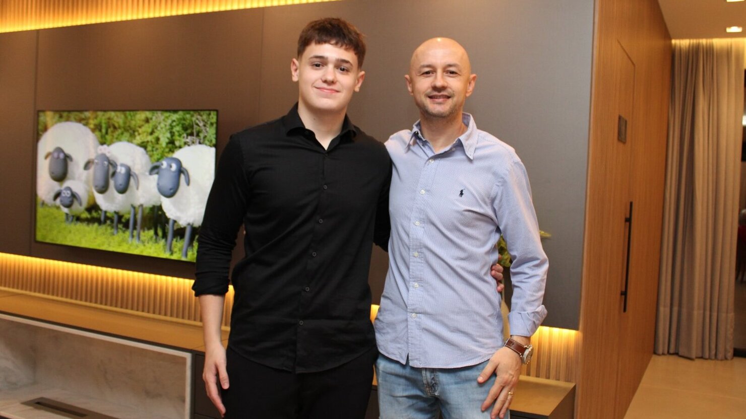 Lorenzo e Gabriel, noems da nova gera��o concordiense. - Foto: Lu�s Longhini