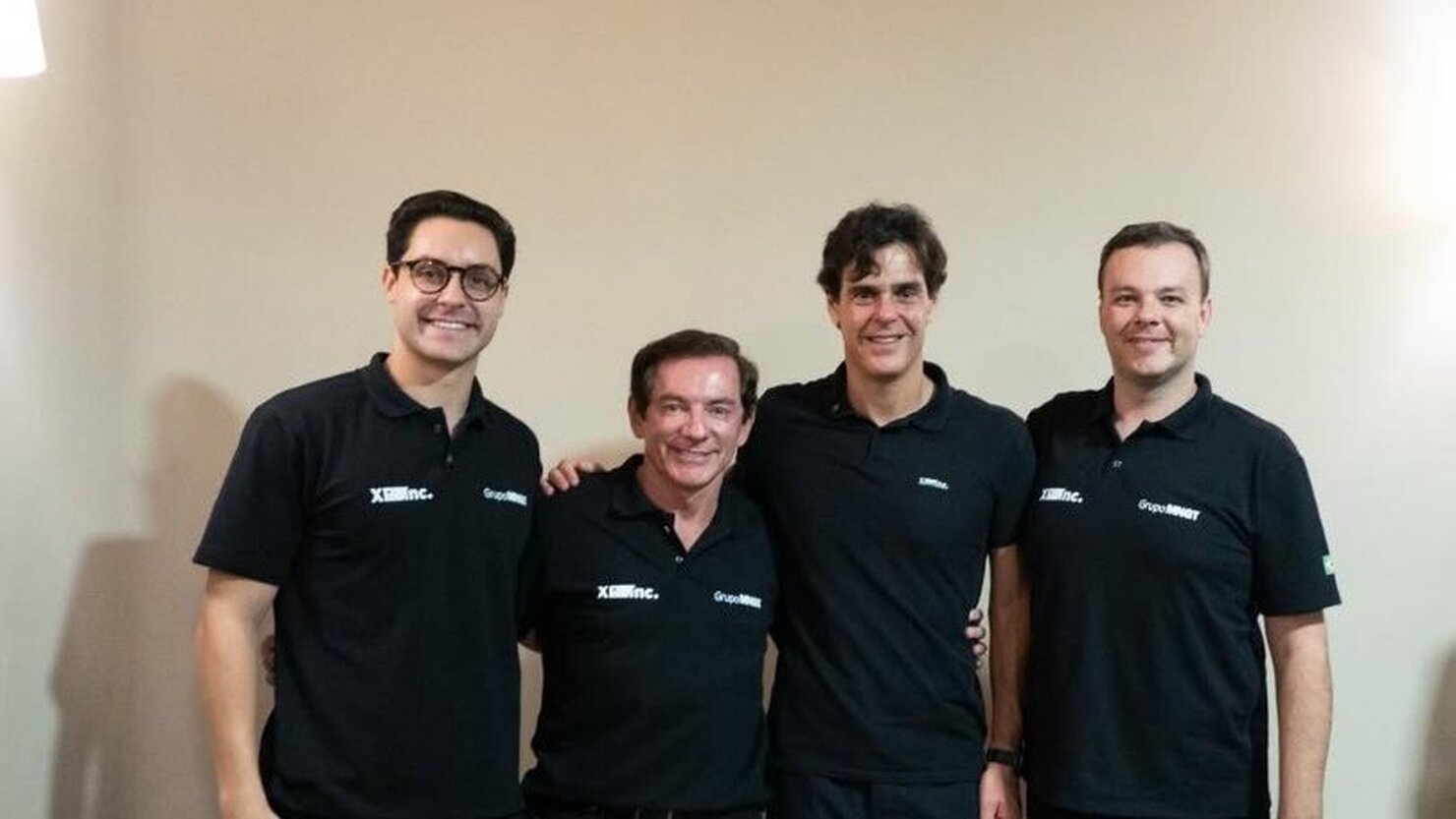 Belmir Menegatti, fundador do Grupo MNGT recebendo o amigo Guilherme Benchimol, fundador da XP Inc., em Rio Claro. - Fotos: Grupo MNGT, Divulga��o