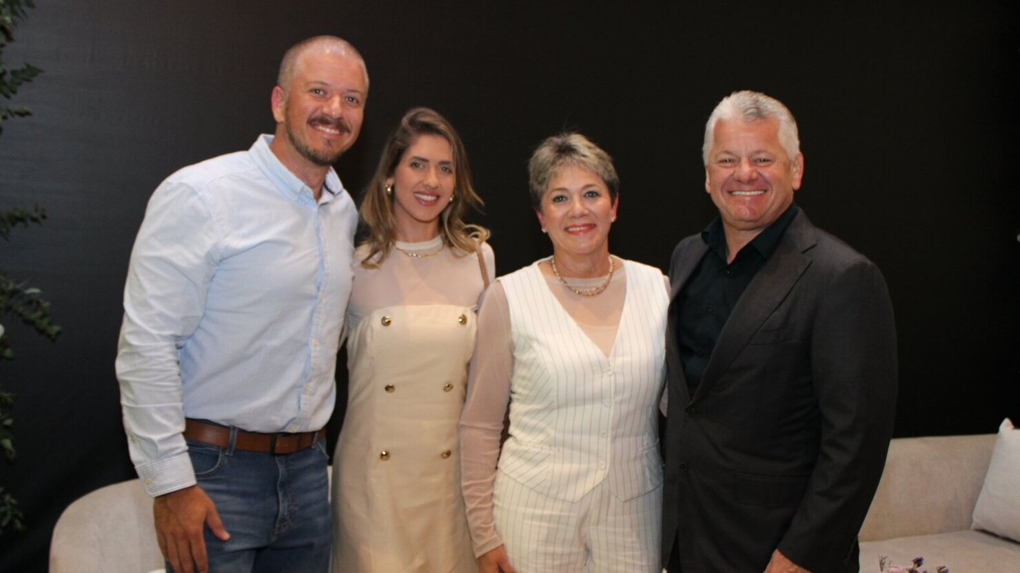 Fam�lia Martini, entre os homenageados da noite do Trof�u Migrante. - Fotos: Lu�s Longhini