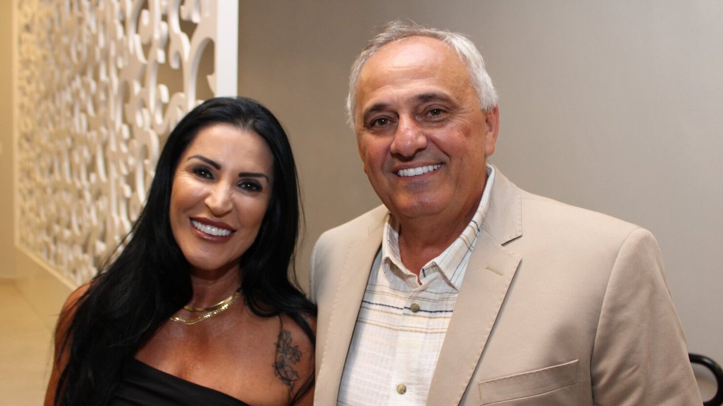 Nei e V�nia: eleg�ncia, sucesso e presen�a marcante nos grandes eventos de Conc�rdia. - Foto: Lu�s Longhini