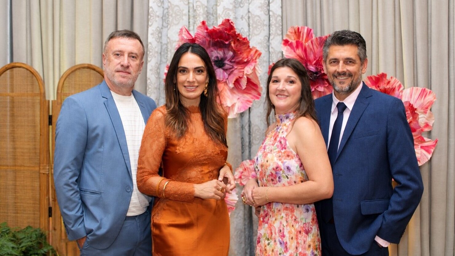 Vice-presidente do Clube 29, Nei de Azambuja Neves, Alessandra Portolan, Laila e o presidente Lu�s Carlos Schaurich. - Fotos: Lu�s Longhini.