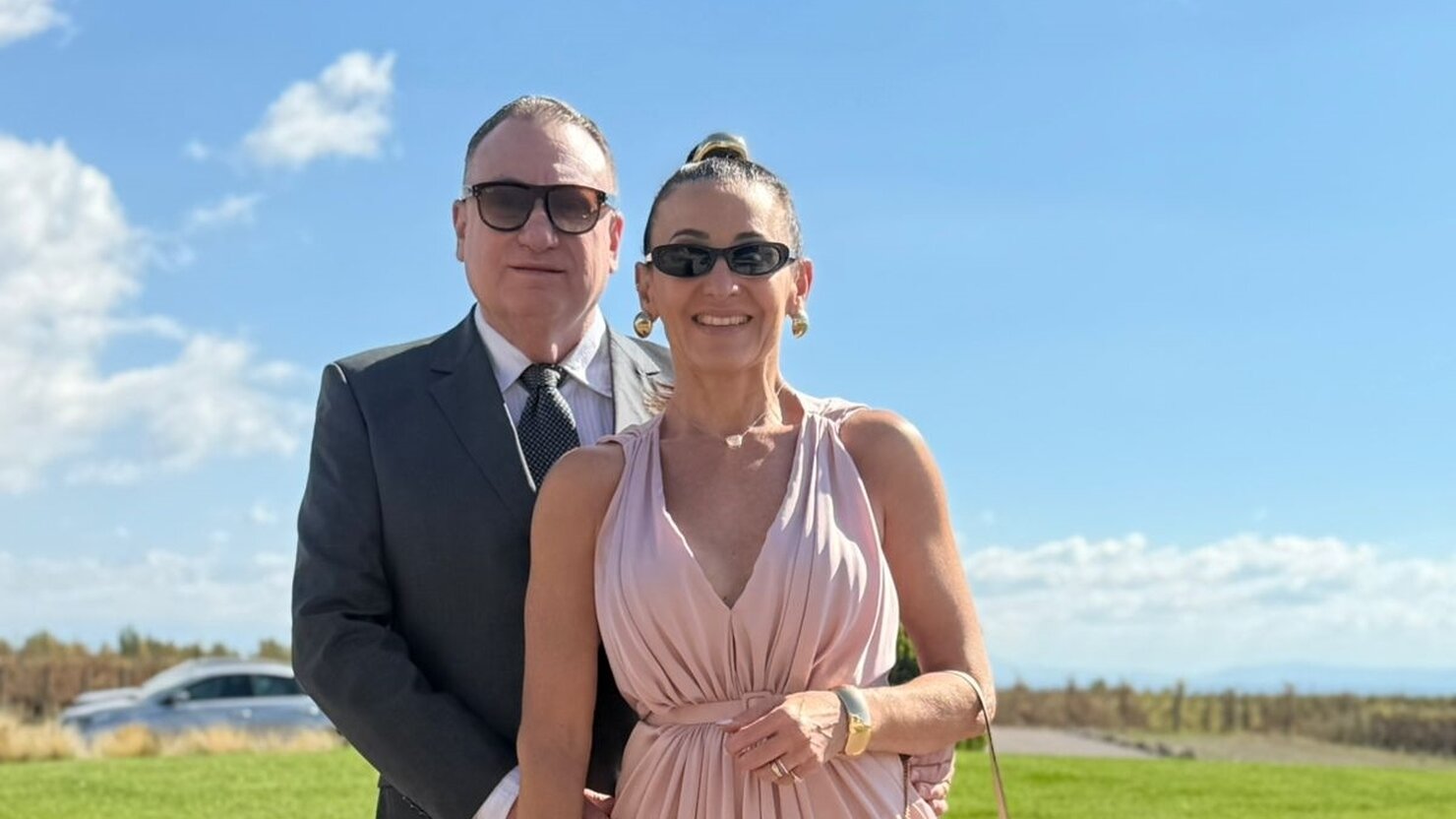 Fabi & Marcelo: eleg�ncia, prest�gio e puro brilho por onde passam. - Foto: Arquivo Pessoal