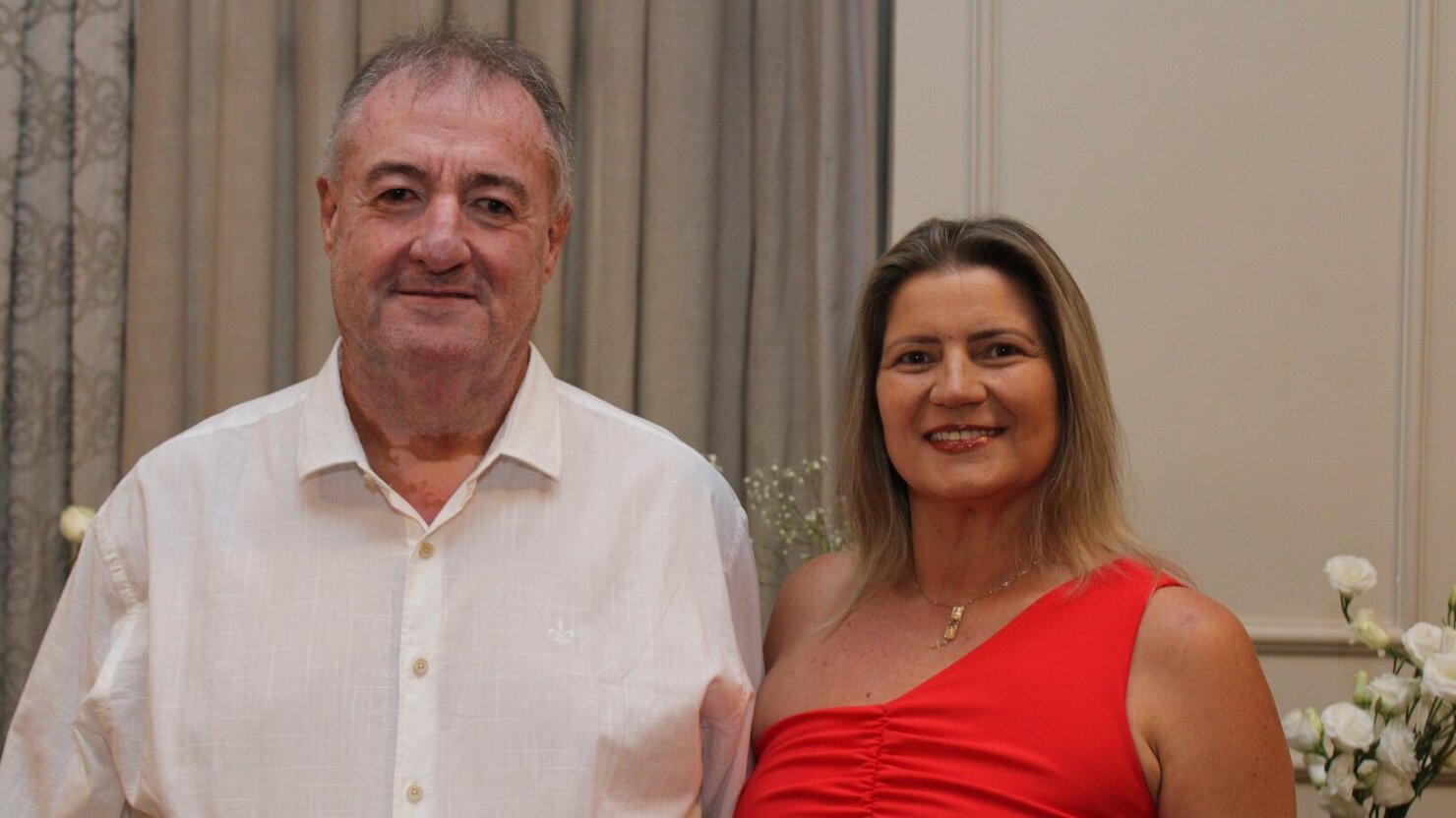 Presen�a que ilumina e amizade que inspira!. - Foto: Lu�s Longhini