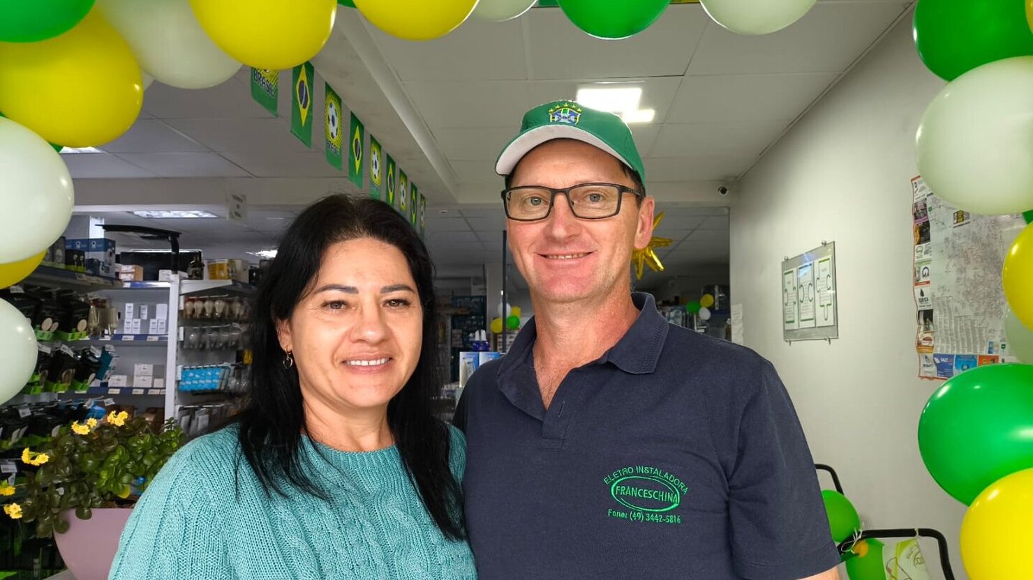 M�rcio e Lucimara, � frente da Eletro Instaladora Franceschina, celebram 19 anos de uma hist�ria constru�da com empreendedorismo, dedica��o e sucesso. ⚡👏 - Foto: Fabiana Martins
