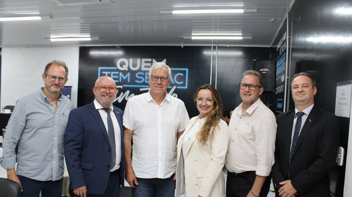 Autoridades, dirigentes do Senac, empres�rios e convidados prestigiaram a noite memor�vel do Senac Conc�rdia. � Foto: Lu�s Longhini