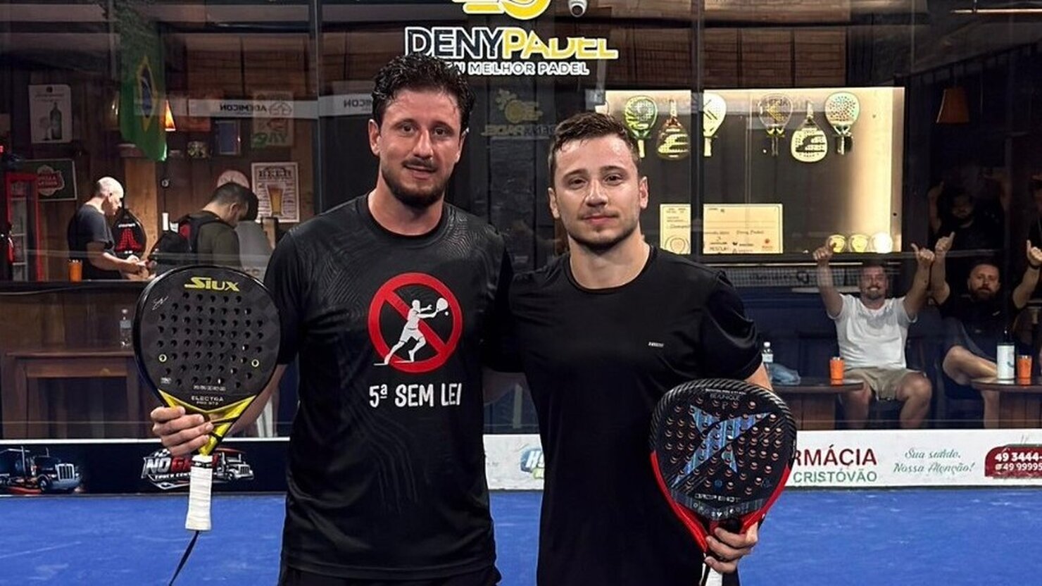 Atletas movimentaram Circuito Deny de Padel neste fim de semana em Conc�rdia. - Fotos: Divulga��o